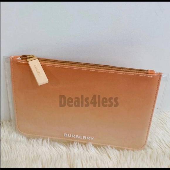 Burberry Pouch Cosmetic Bag Travel Case Clutch NEW - Picture 5 of 7